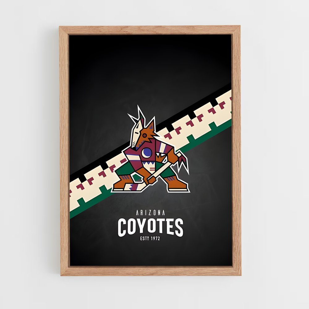 Poster Coyote Spirit – affiche Hockey sur glace (vue 4)